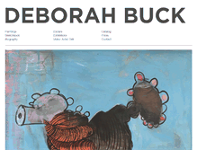 Tablet Screenshot of deborahbuck.com